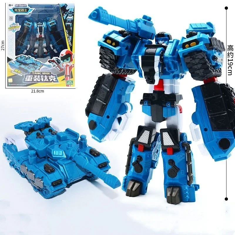 New Korea Super Tobot Transformation Robot Anime Cartoon Tobot Brothers Deformation Car Action Figure Child Gifts