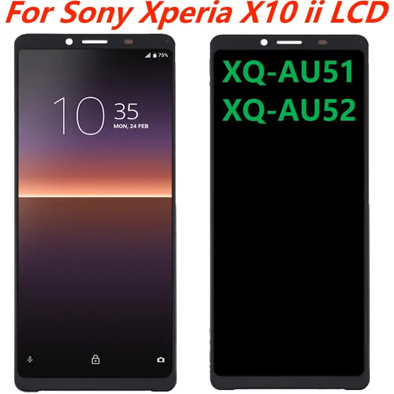 

Original 6.0" For Sony Xperia 10 II XQ-AU51 XQ-AU52 LCD Display With Frame Touch Digitizer Screen Assembly Replacement Parts