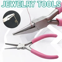 Round Concave Pliers Wire Looping Pliers Precision Jewelry Pliers Wire Bending Tools Jewelry Hand Tools DIY Tool Cutting Pliers 3