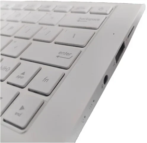 MEIARROW nuevo/org para ASUS ARTONE UX334 UX334F U334U UX334A U3600F reposamanos teclado estadounidense cubierta superior C carcasa retroiluminada, blanco