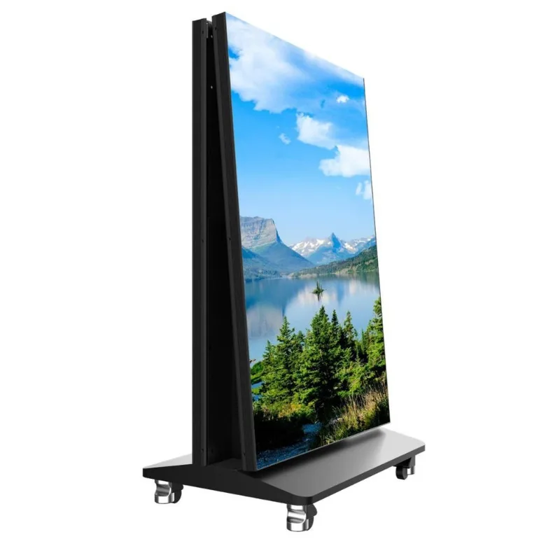 

Foldable shopping mall floor-to-ceiling mobile exhibition hall exhibition outdoor waterproof advertising machine