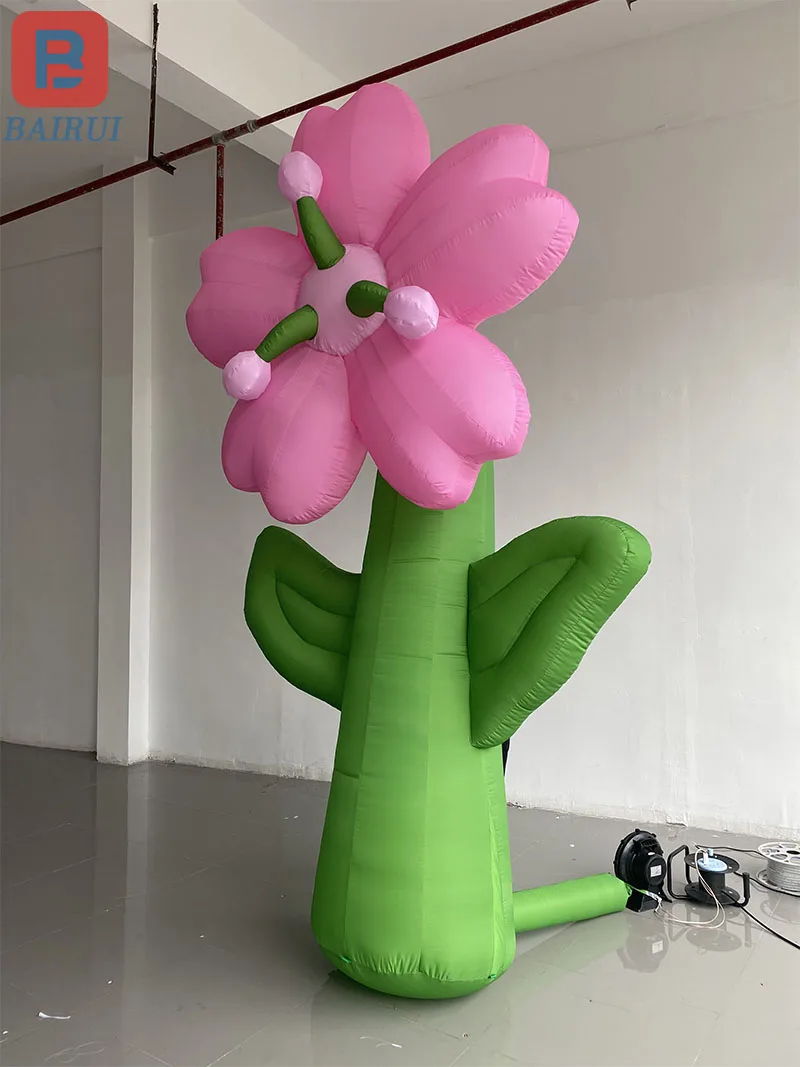 Giant inflatable flower model spring theme park scenic area emporium decoration props