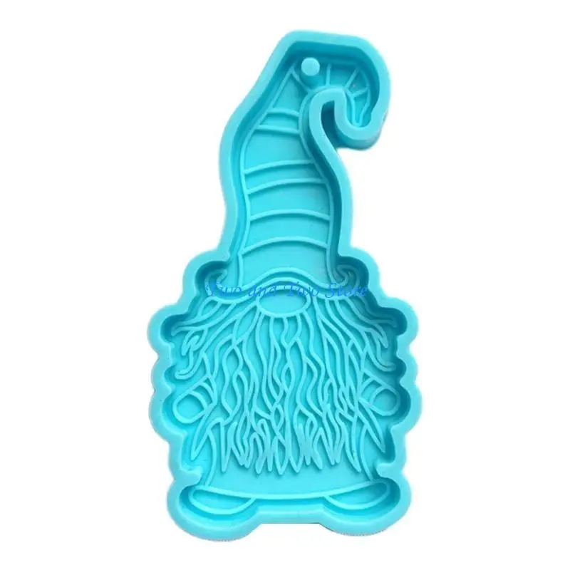 HX6F DIY Crafts UV Epoxy Mold Handmade Keychain Jewelry Pendant Resin Casting Mold