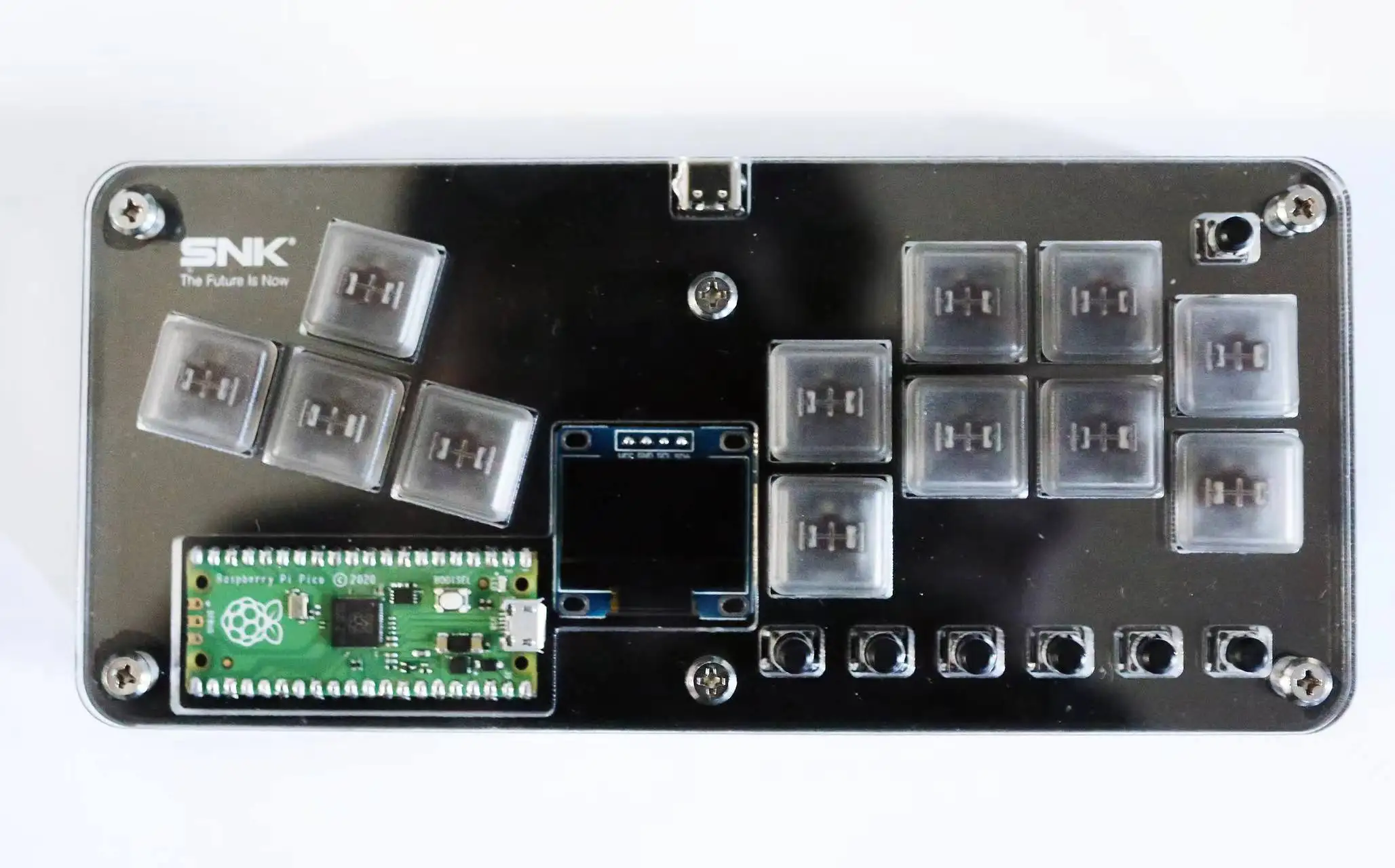 Mando de juegos de estilo Arcade para PS3/PC, minimando luminiscente colorido, fighboard MX Mixbox