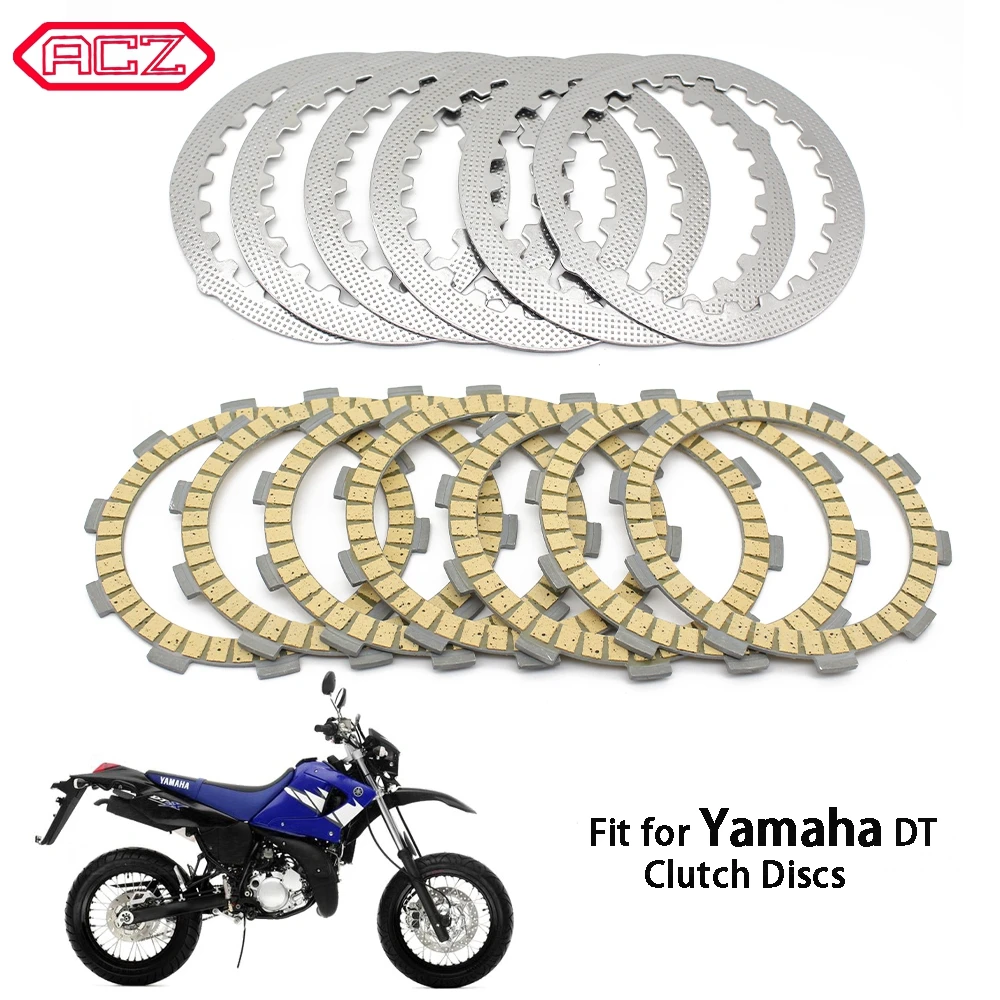 

Motorcycle Clutch Kit Steel Friction Plates Set for Yamaha DT125 DT200 DT230 TDR125 TZR125 SDR200 YFS200 DT SDR TDR TZR 125 200