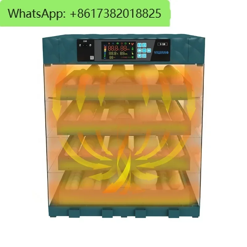 wholesale home use 64-320 eggs automatic poultry hatching machine 192 chicken egg incubator
