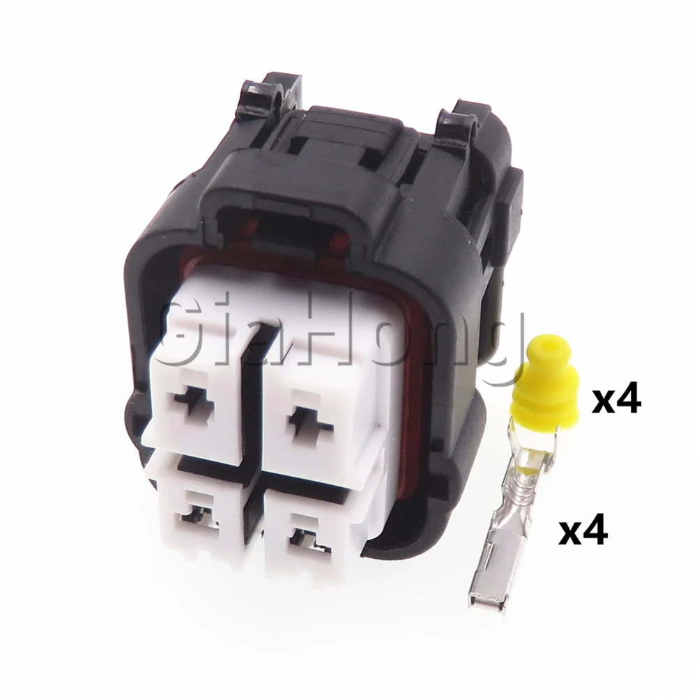 1 Set 4 Ways Parts 6195-0315 AC Assembly Gasoline Pump Waterproof Socket For Toyota Mazda Automobile Fuel Pumps Sealed Connector