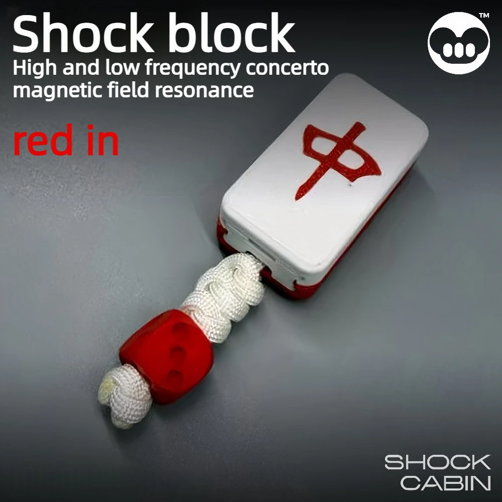 PokejoyEDC Year of The Horse Limited Edition Vibrating Block Direct Push Magnetic Fingertip Push Card Decompression Toy