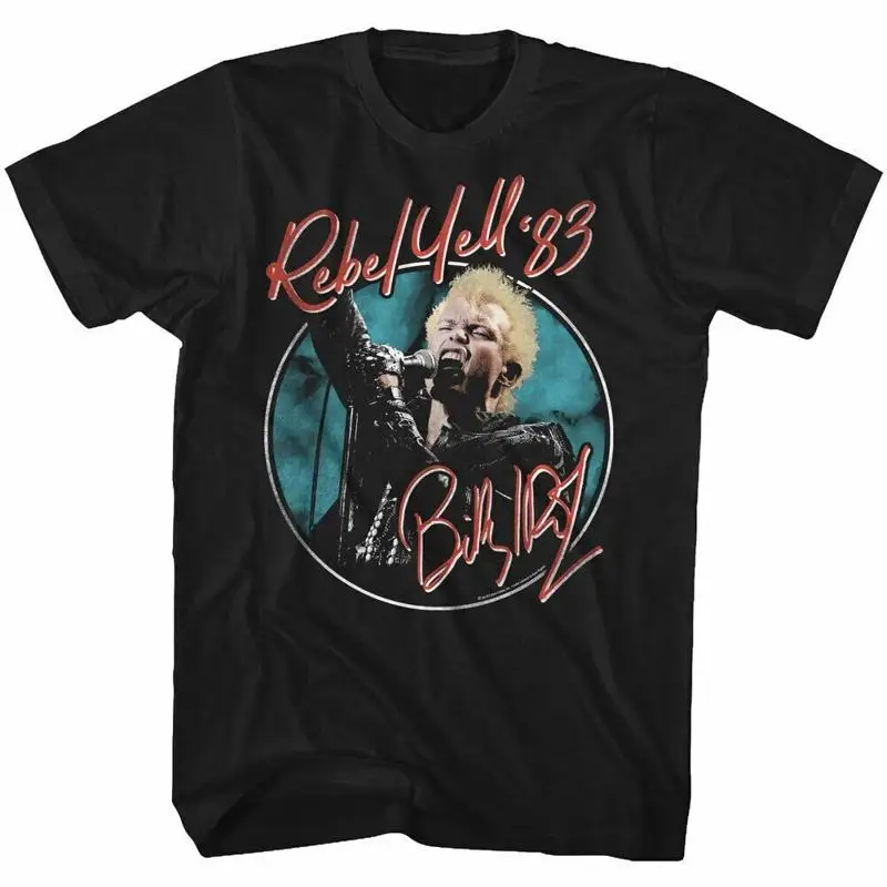 

Billy Idol Music T Shirt Black Men S 234Xl A288