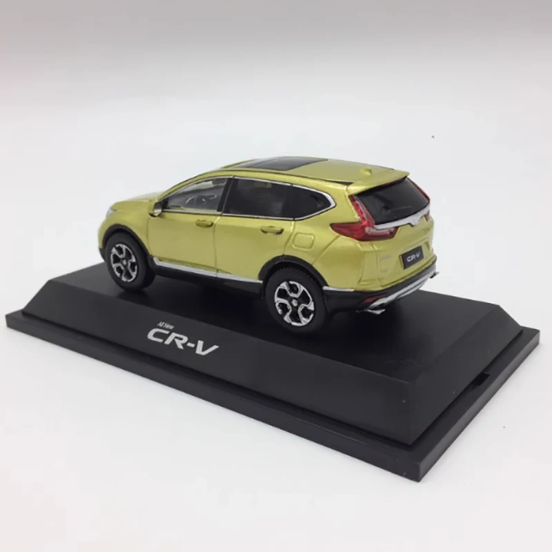 Diecast 1:43 Scale CRV SUV 2017 Alloy Plastic Car Model Finished Product Simulation Toy Collection Gift Static Model Display