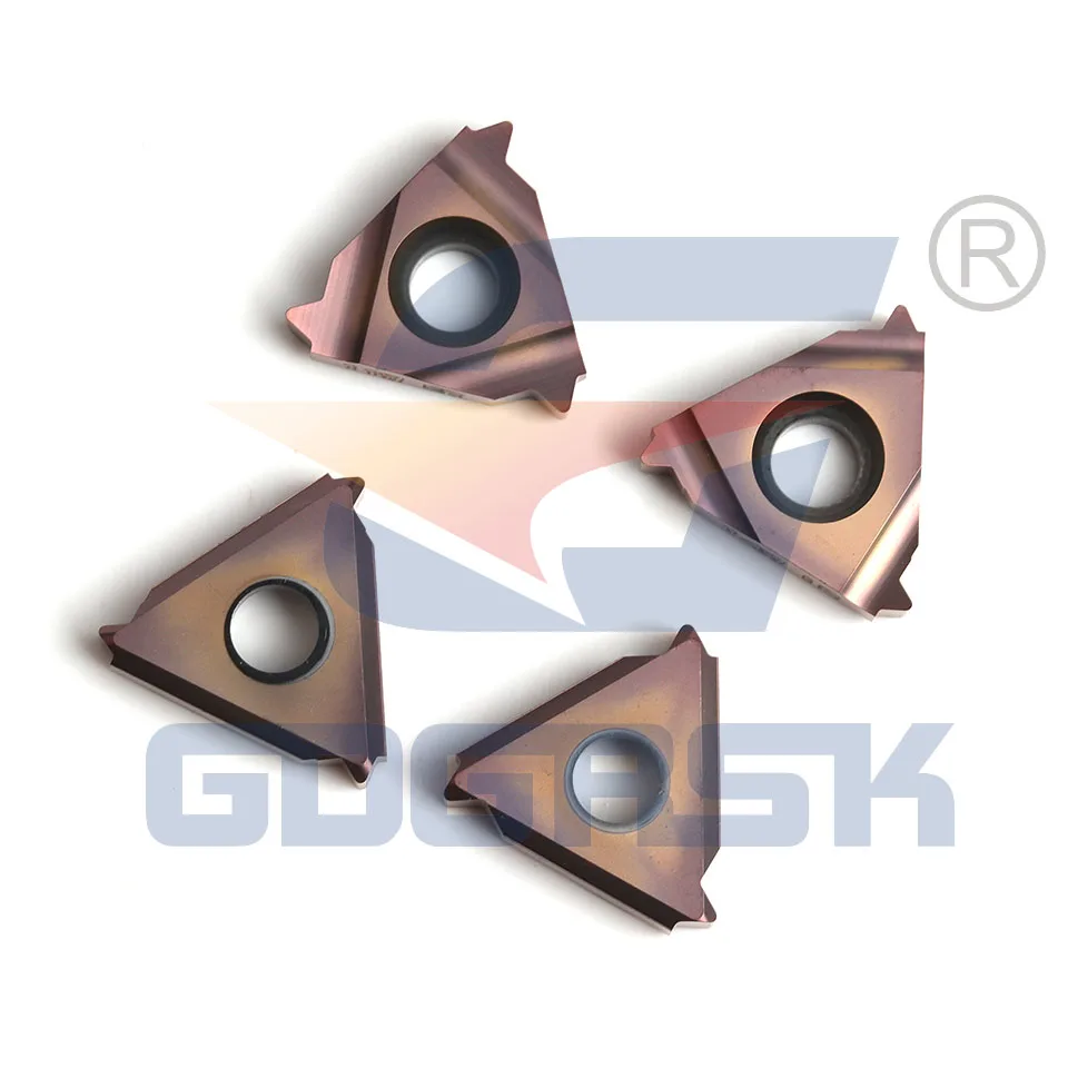 Imagem -02 - Deskar 100 Original 16er 16ir 11w 14 Ag55 Ag60 Lf6118 Ferramenta de Torno Cnc com Inserções de Carboneto Indexáveis para Aço Inoxidável 10 Peças