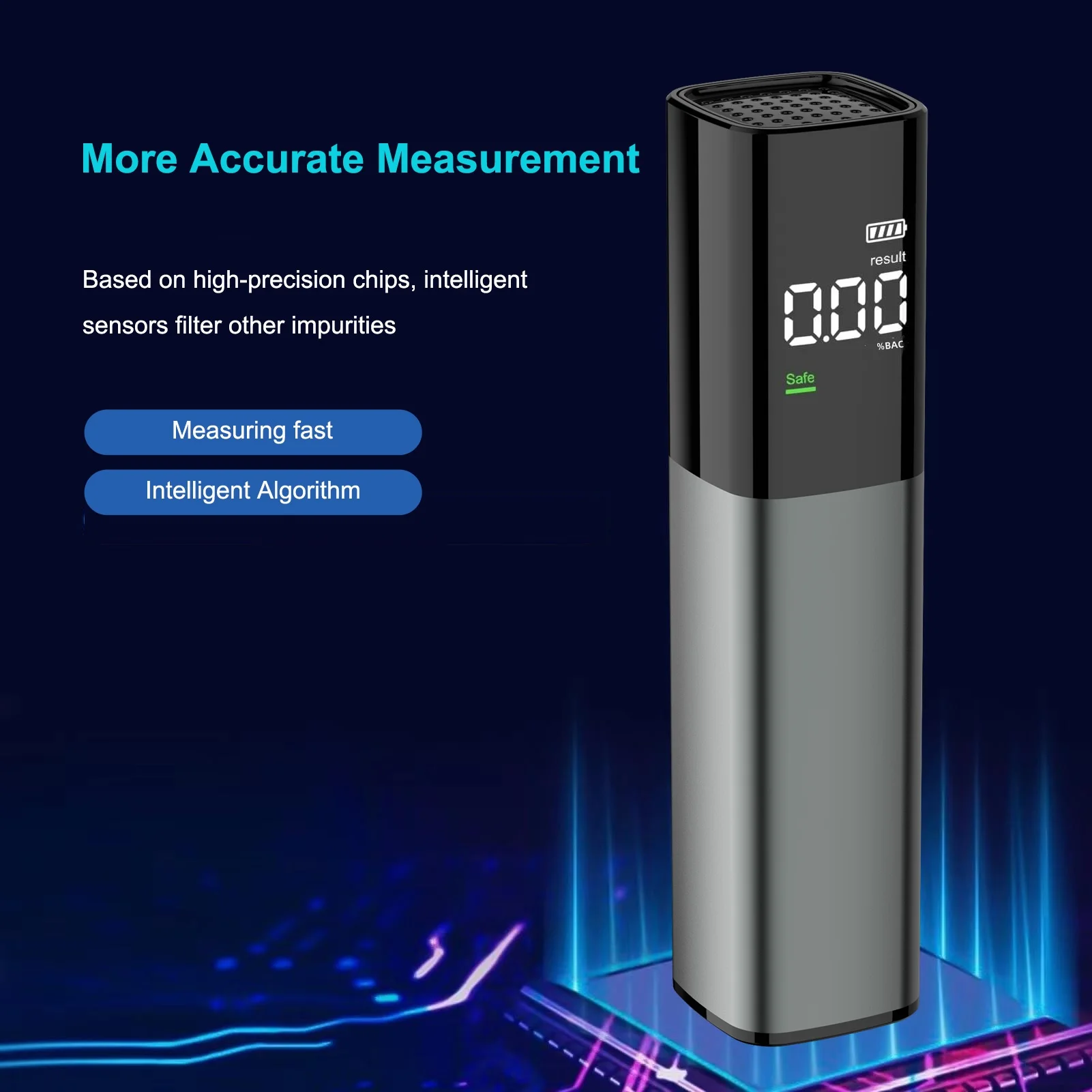 Deelife Alcohol Tester Accurate Digital Breathalyzer for Driver Alcohol Breath Test