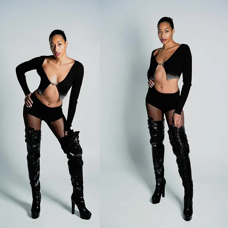 Onlymaker Women Platform Black Over Knee Boots Patent Leather Sexy Round Toe Metal Zipper Winter Punk Thigh Boots