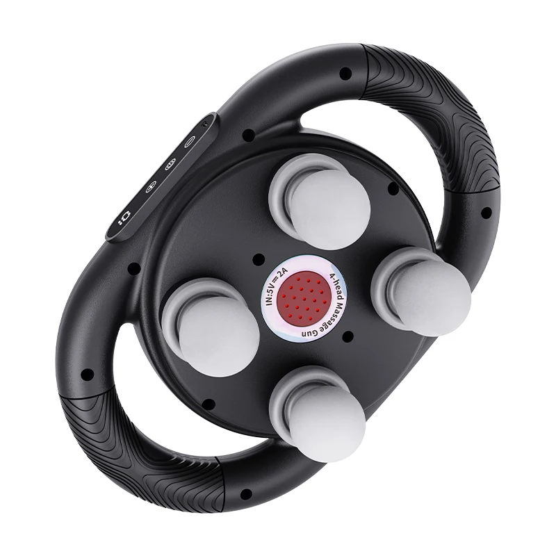 

Massage Gun with 4 Heads Massage Gun Deep Tissue Percussion Handheld Muscle Massager Tool for Full Body Pain Relief