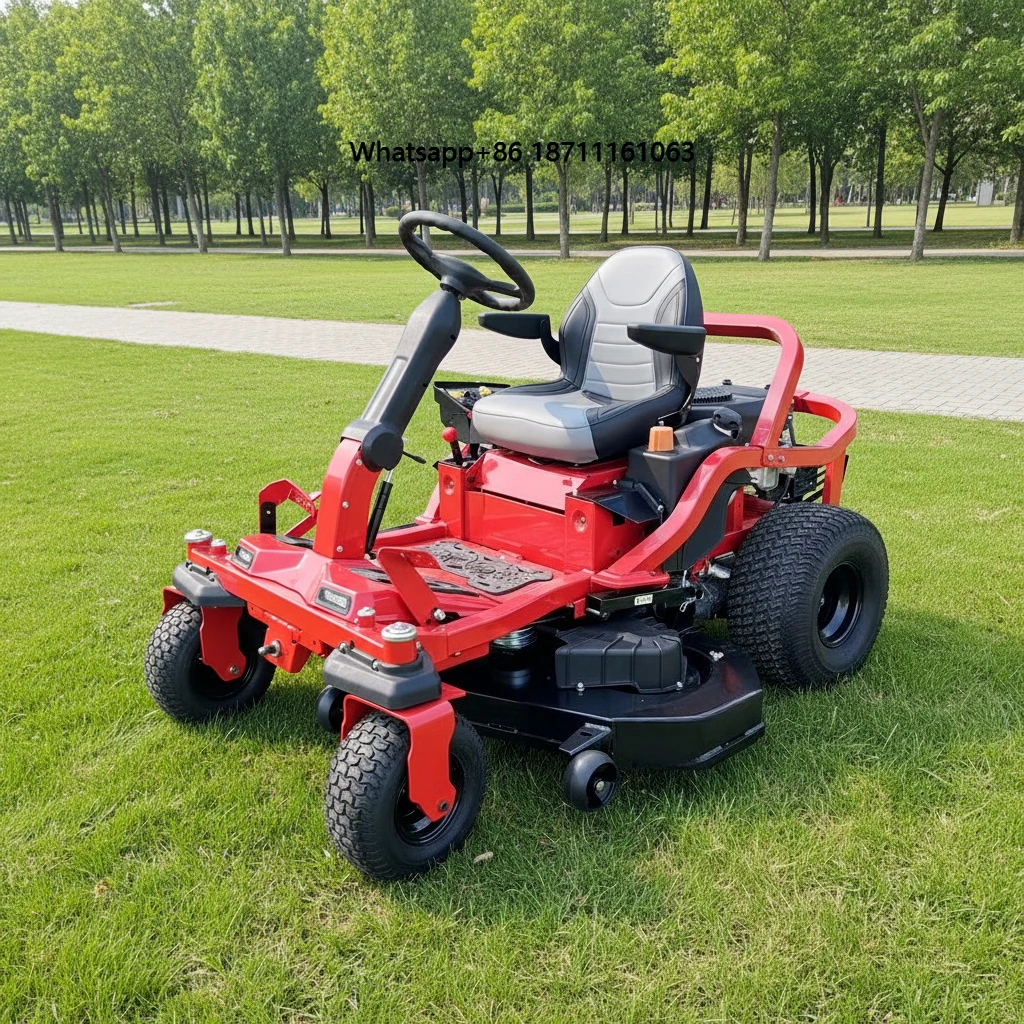 Stand on Zero Turn Lawn Mower  Engine Commercial Grass Cutter Compact Riding Garden Cutting Machine