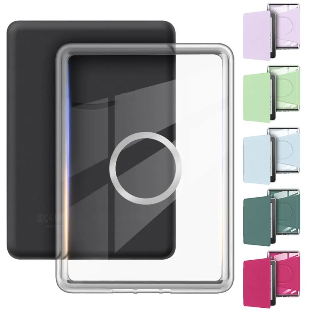 Auto Wake/Sleep 6 inch e-Reader Case Acrylic Shockproof Magnetic Cover 360 Rotation Smart for Kindle 2024/2022 11th Generation