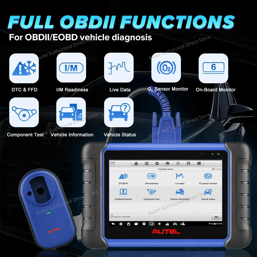 Autel MaxiIM IM508S OBD2 Automotive Scanner IMMO Key Programming Diagnostic Tools All-in-One Auto Key Programmer pk KM100 IM508