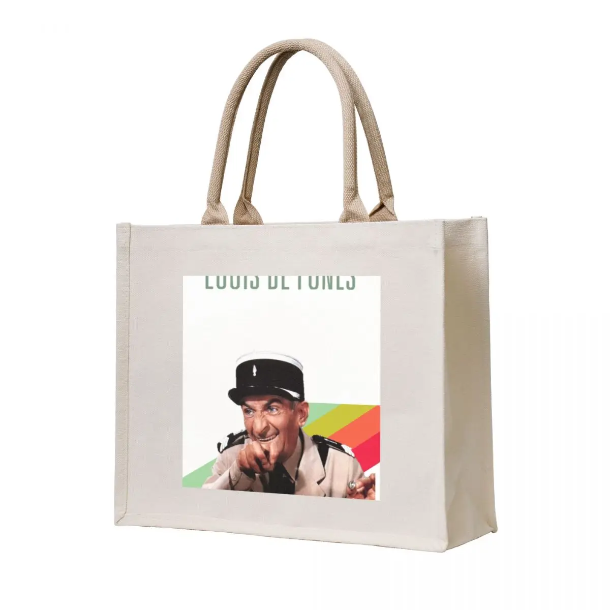 

Louis de Funes Grimace Tote Bag Reusable bags woman shopping bag personalized tote