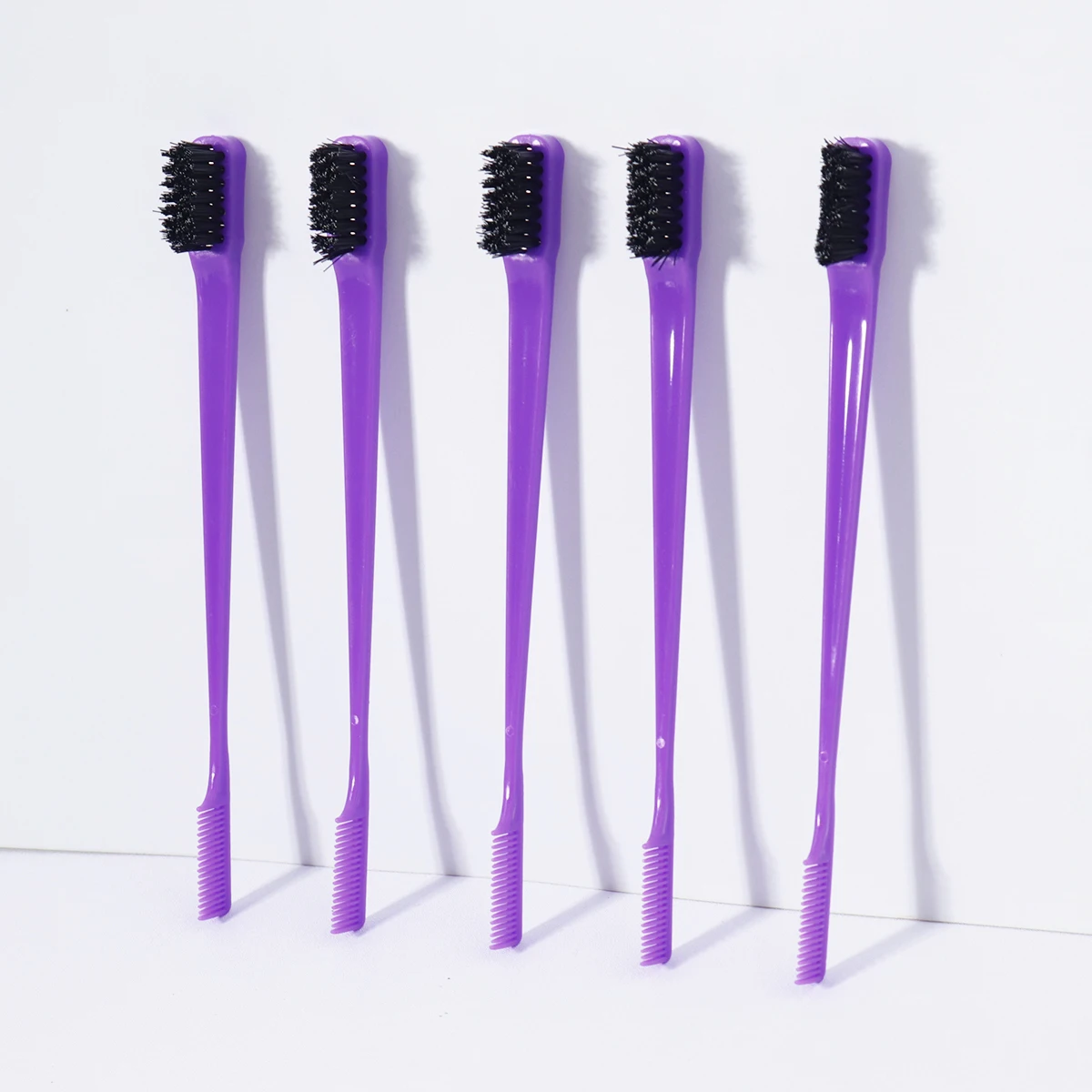 5 قطع من فرش الشعر مع التحكم في الحواف، متوفرة بألوان متعددة، مناسبة لاستخدام الصالون، خاصة للشعر المستعار الحقيقي