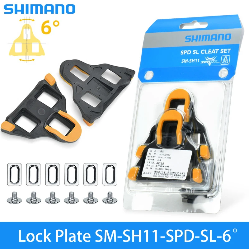 SHIMANO SM-SH10 SH11 SH12 Road Bike Pedal Cleat SPD Bicycle Cleats Original Box Shoes Cleats Bike Pedal Road Cleats Speed System