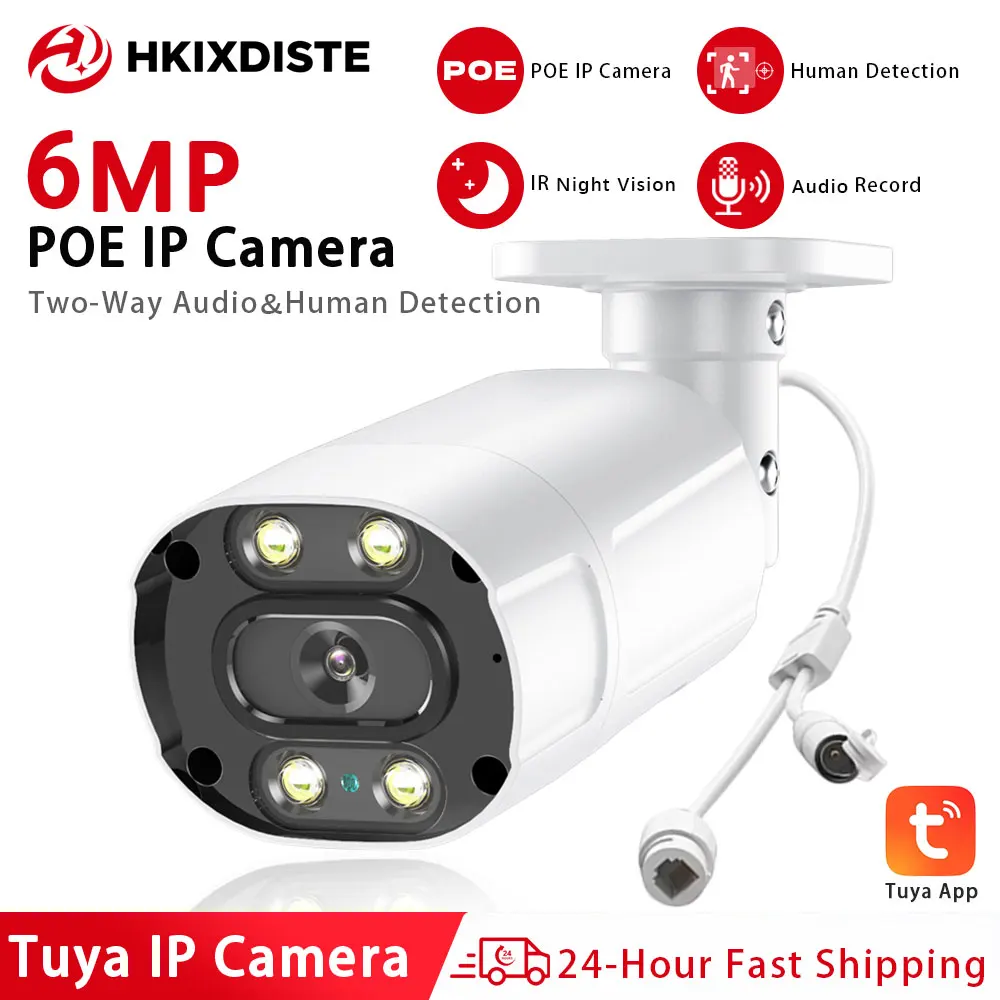 smartlife-6mp-ultra-hd-36mm-h265-poe-ip-camera-tuya-app-ai-motion-detection-two-way-audio-outdoor-bullet-surveillance-camera