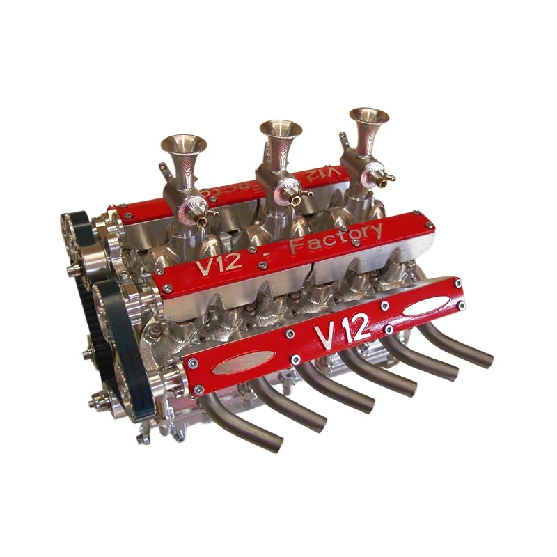 108CC 8 Cylinder Water Cooled Engine Model V8 Engine Methanol Adult Toy Collector Gift