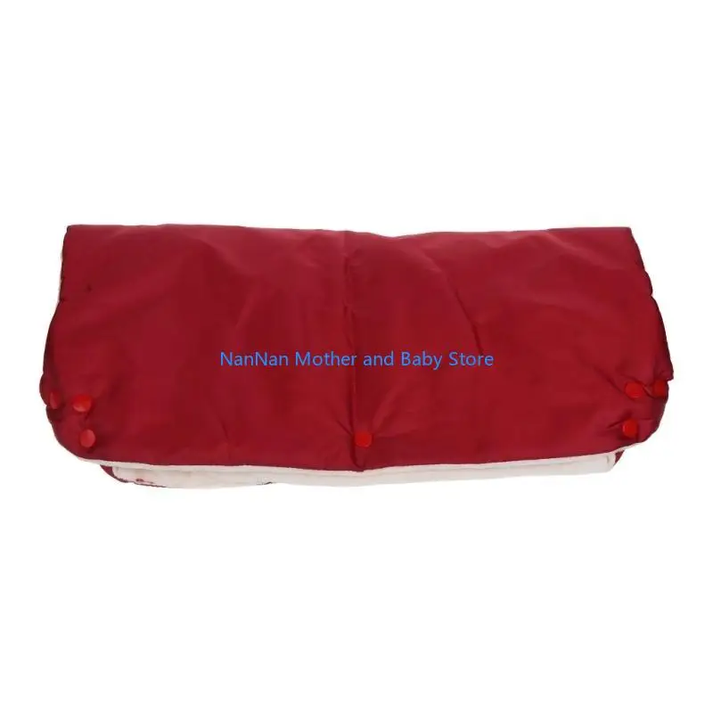 ملحقات معدات عربة الأطفال السميكة لكرسي الدفع باليد، أغطية شتوية لعربة الأطفال #3