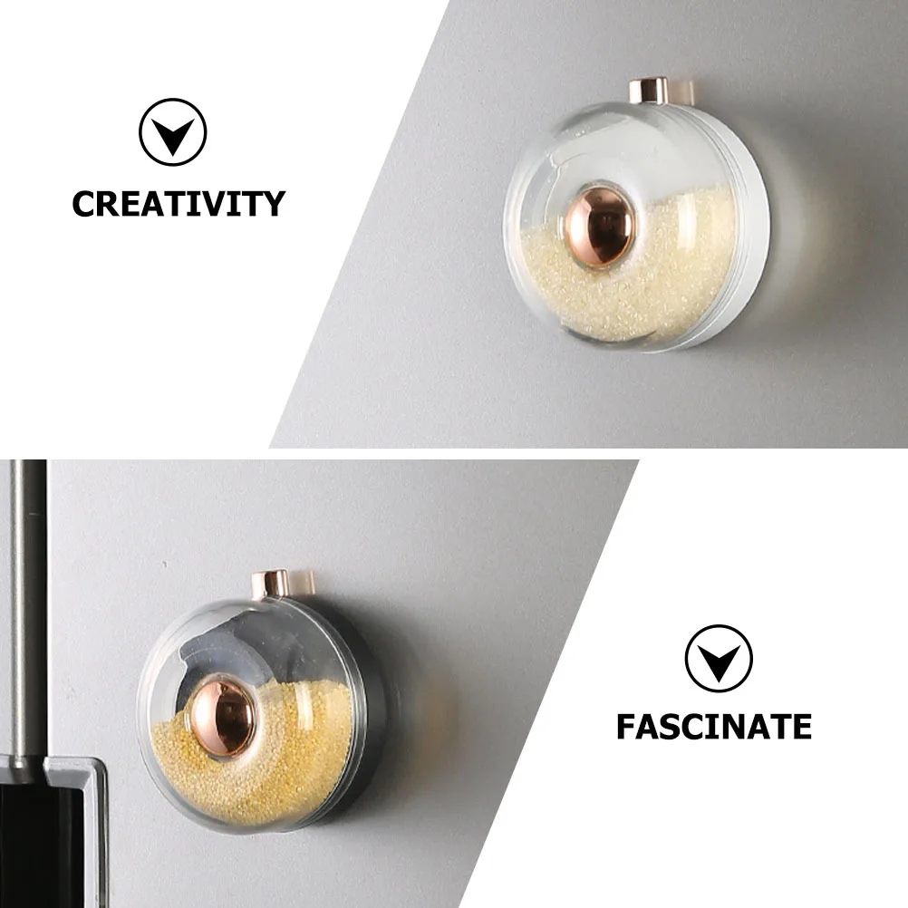 

2Pcs Magnetic Spice Jars Strong Seal Leakproof Seasoning Storage Boxes for Fridge Pantry Organization Wall Mounted Spice Rack
