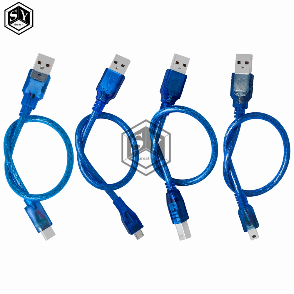 30cm USB Cable for arduino Nano 3.0 USB to mini USB Micro USB CABLE   for arduino