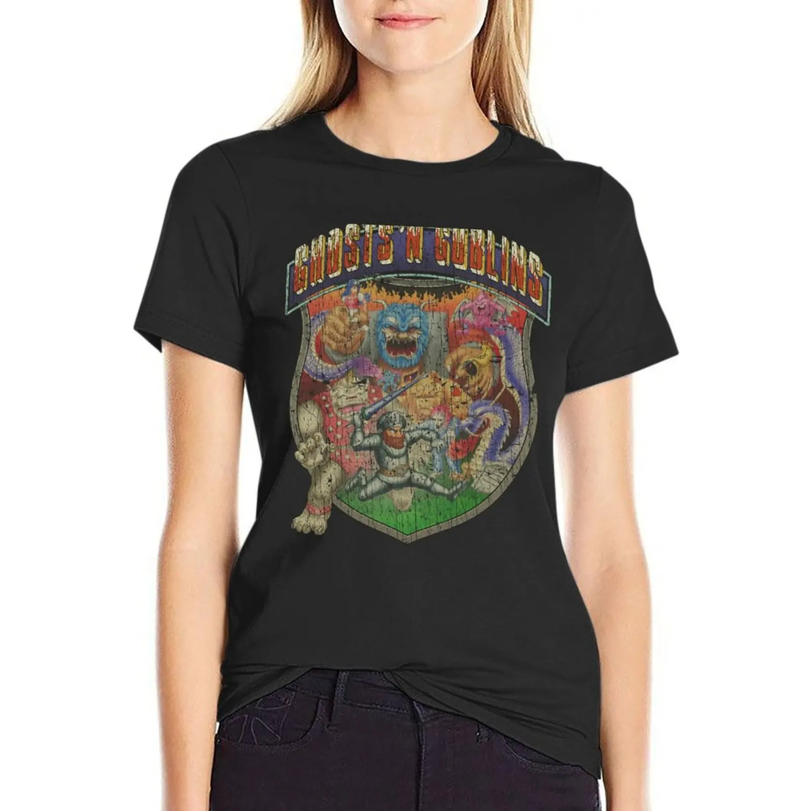 

Ghosts 'n Goblins 1985 T-Shirt sweat customs design your own aesthetic clothes Woman clothing