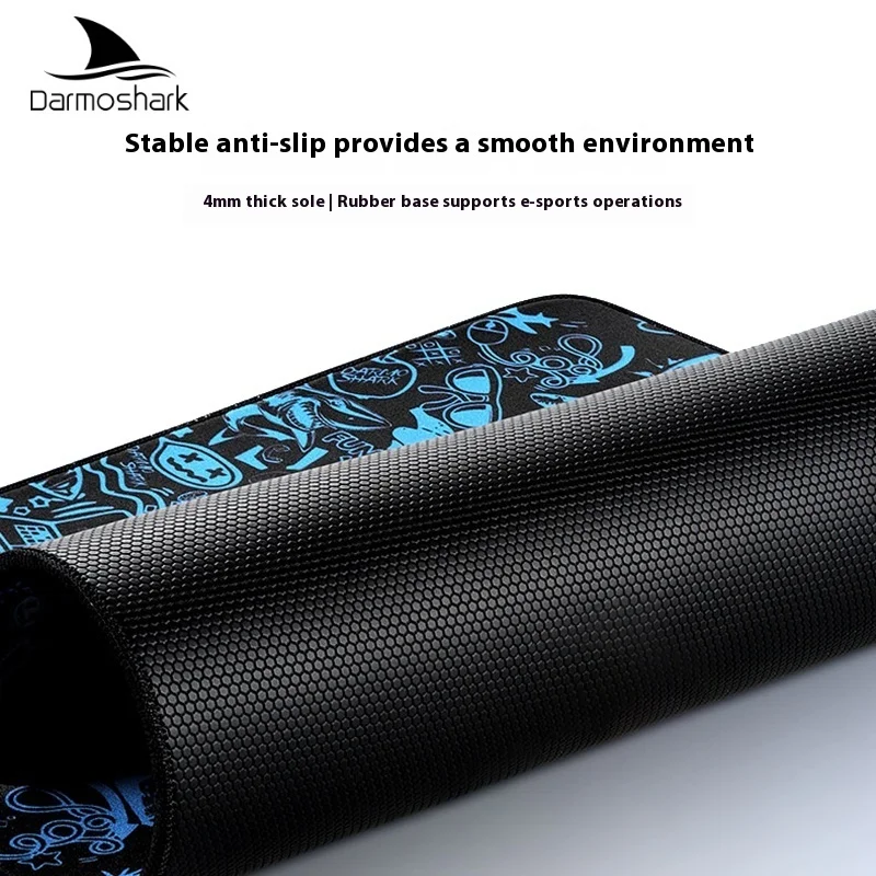 2025 New Darmoshark Rubber Mouse Pad Precise Silky Thickened 360x300x4mm Mouse Pad Surprise Gift