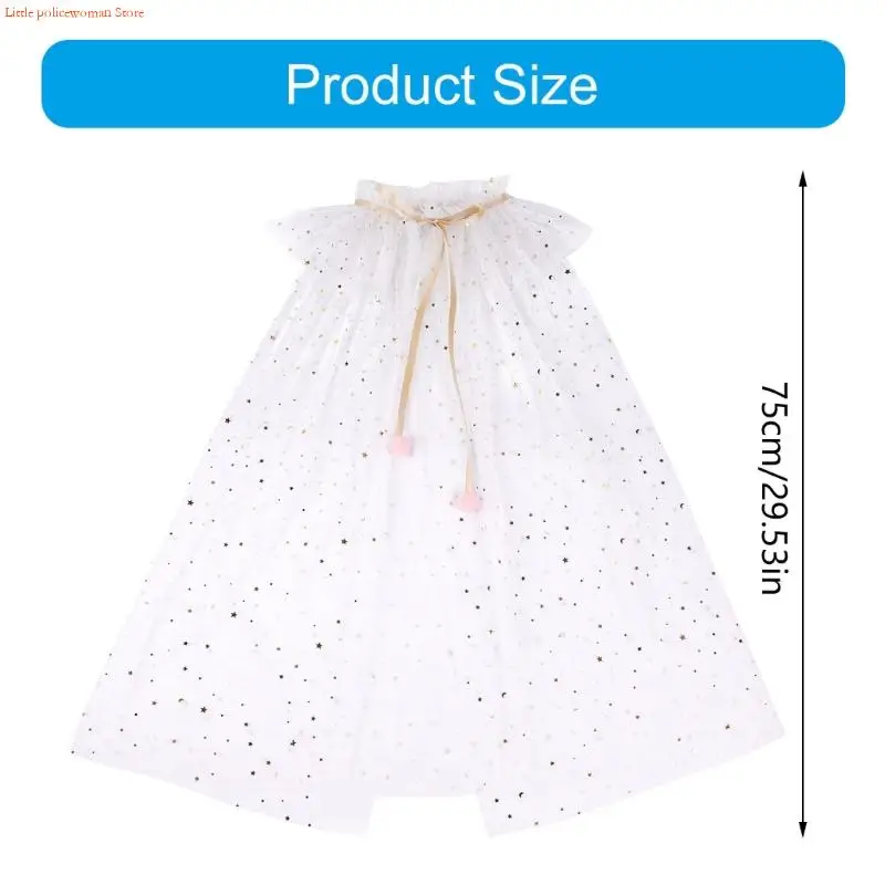 F92D เจ้าหญิง Dressing up เสื้อผ้าสำหรับสาวเจ้าหญิง เจ้าหญิงเสื้อคลุมสำหรับ Carnivals บทบาทเล่นแสดงคอสเพลย์วันเกิด