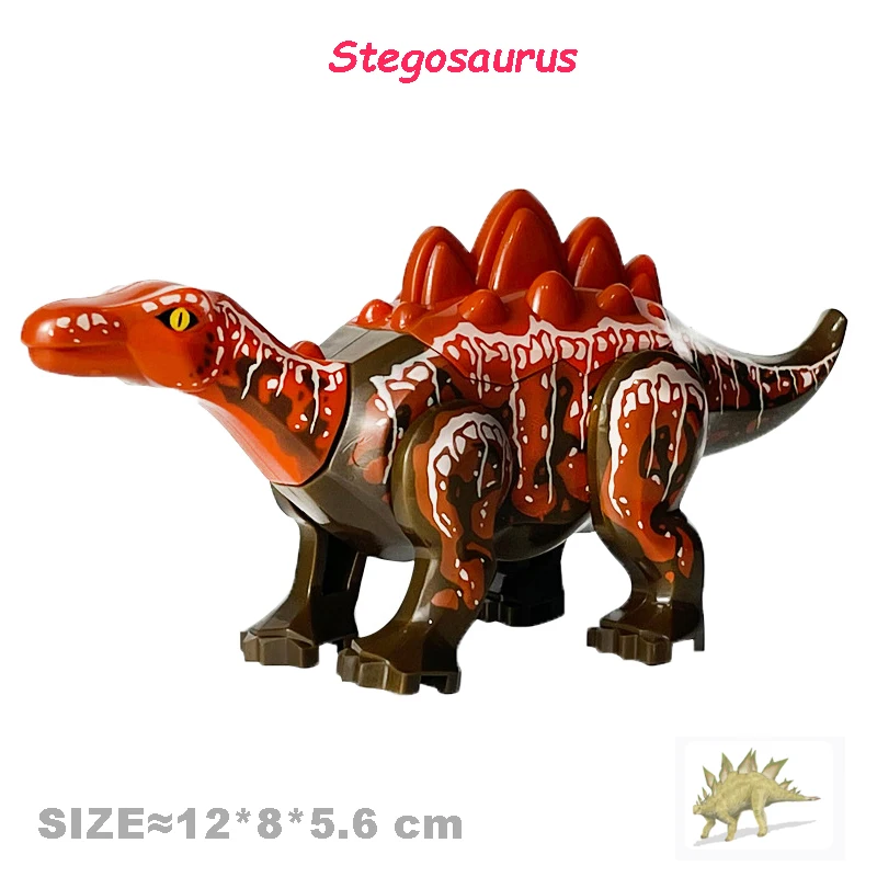 Cool Jurassic Dinosaurussen Wereld Velociraptor Triceratops Indominus T-Rex Model Monteren Bouwstenen Speelgoed Voor Kinderen Jongen Gift