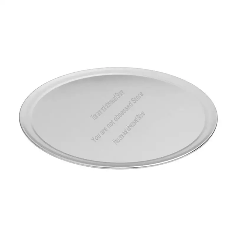 Wide Rim Aluminum Pizza Pan Baking Tray - Durable, Lightweight, Perfect Bake-A57X