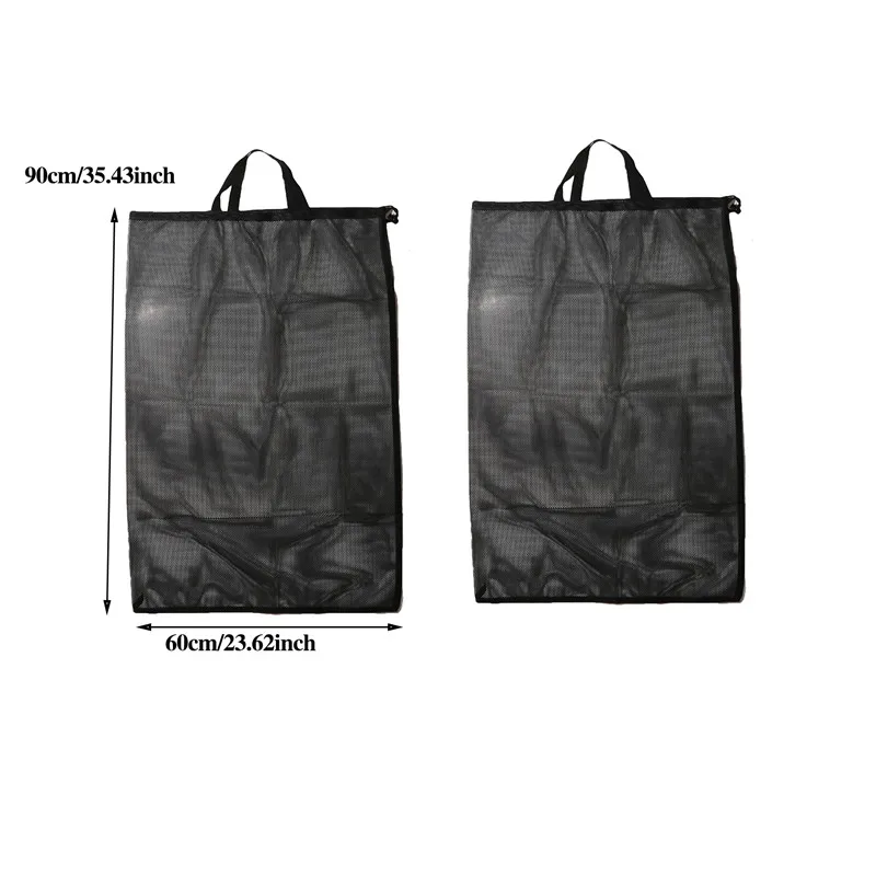 Large Mesh Sports Bags Pack Storing Clothes Bags Drawstring Bag For Storing Basketball Volleyball Baseball Swimming Equipment