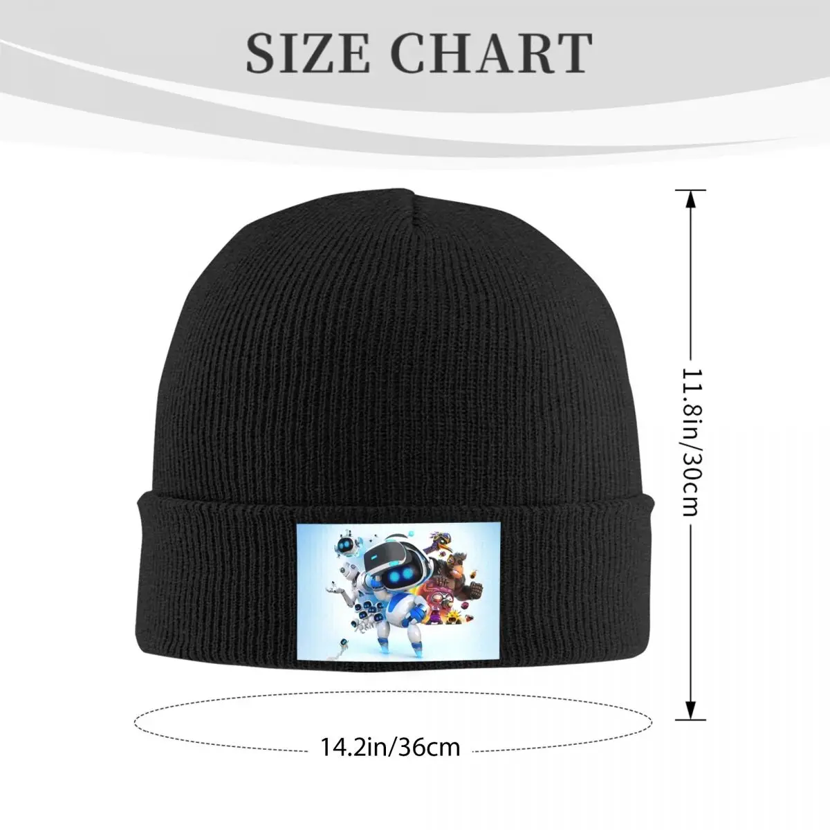 Astrobot And Friends Warm Knitted Cap Fashion Bonnet Hat Autumn Winter Outdoor Beanies Hats for Men Women Adult