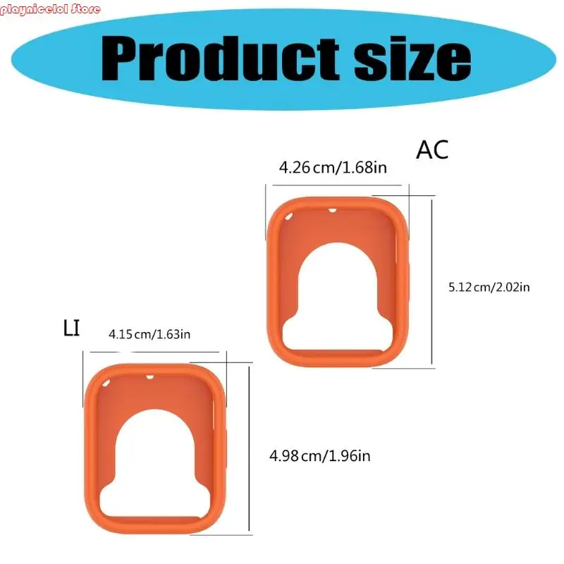 시계를위한 E8BA 실리콘 스킨 5 활성/5 라이트 시계 충격 방지 보호 커버