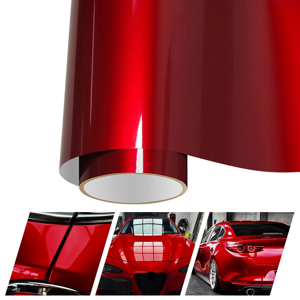 

Bentle y Pink Soul Red Sticker Car Body Vinyl Film Waterproof Sticker Auto Body Color Change Film for Motorcycle Car Accessories