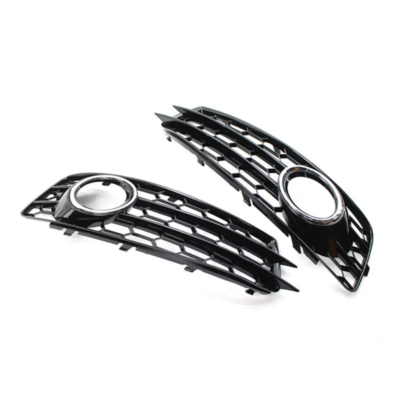 R4-Frontstoßstange Nebelscheinwerferabdeckung Racing Grille für A3 Sport 2008–2012 8P0807682M 8P0807681M 8P0807681Q