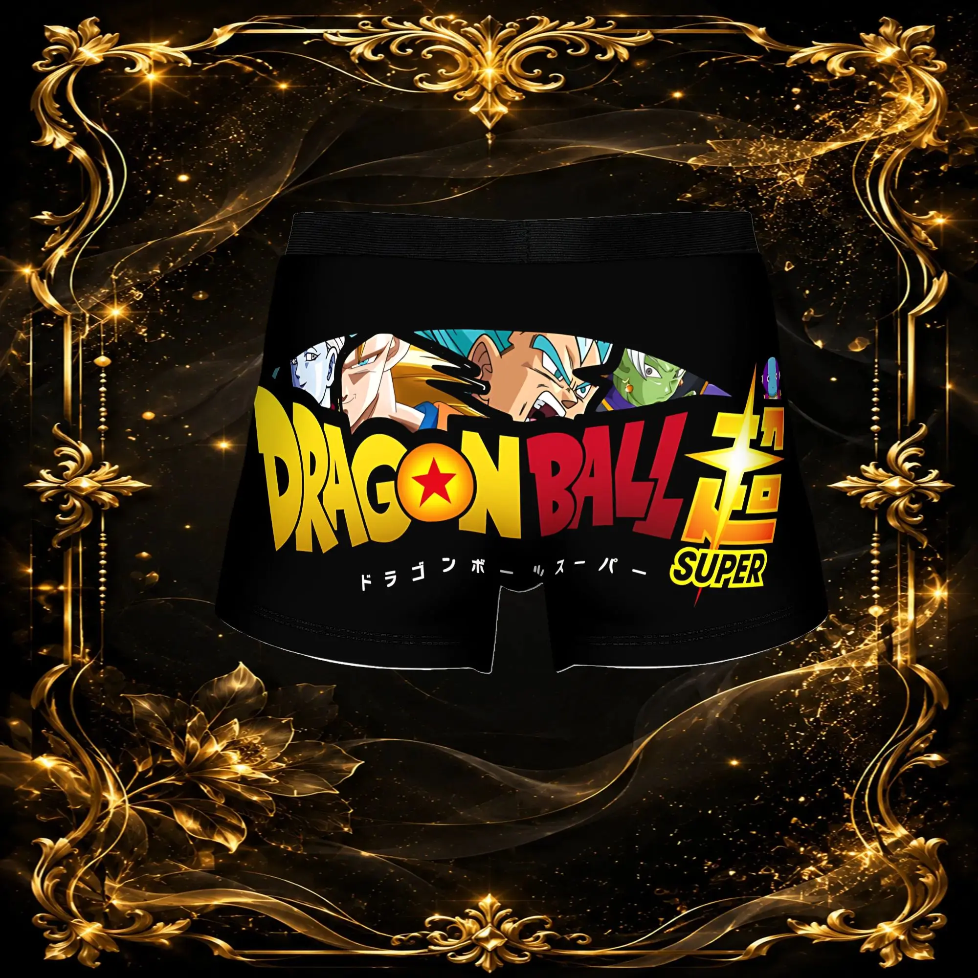 3Pcs  boxers Dragon Ball Z Underpants Homme Panties Male Underwear Comfortable Shorts Boxer Briefs