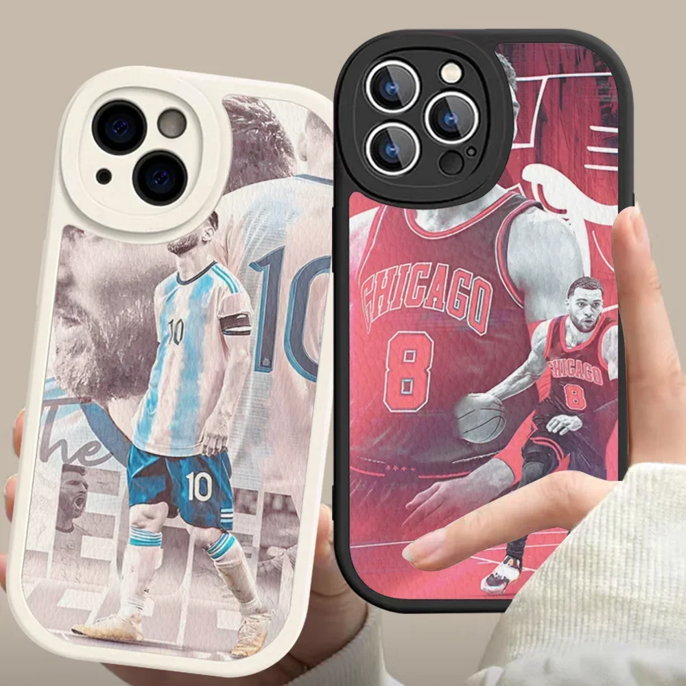 

Чехол для телефона Football Star Player из жесткой кожи для iPhone 15 14 13 12 Mini 11 14 Pro Max Xs X Xr 7 8 Plus Fundas