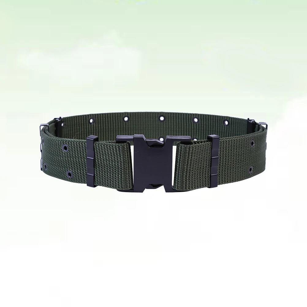 

Tactical Belt Outdoor Men's Belts Canvas Practical Camping Webbing Hiking Heavy Duty Adjustable