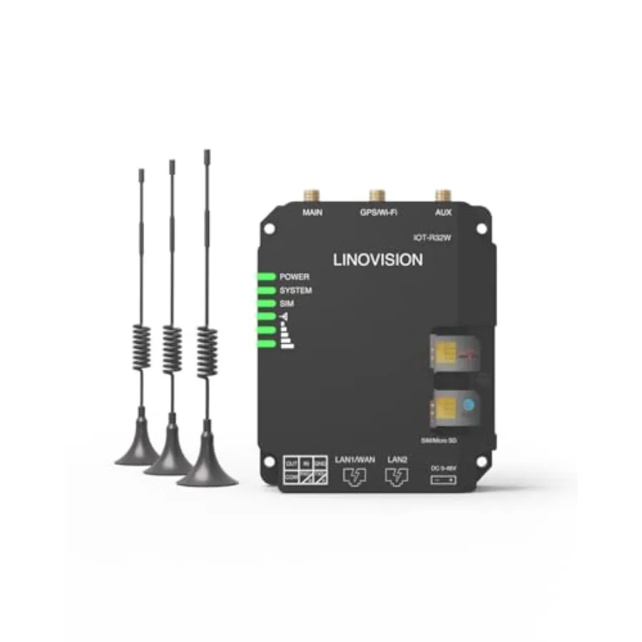 

Промышленный 4G LTE Cat4 сотовый маршрутизатор с улучшенным Wi-Fi сигналом для удаленных объектов, двумя слотами для SIM-карт, шлюз DTU для устройств RS485