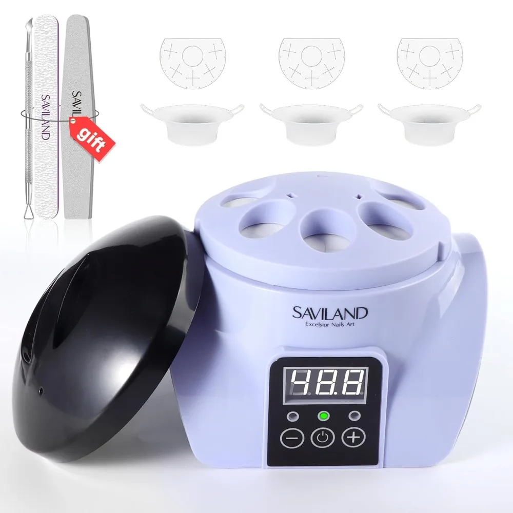 

Electric Steam Gel Nail Remover Machine: 10 Min Auto Removal Nail Soaking Bowl Acrylic Nail Remover Soak off Bowl Gel Polish Re