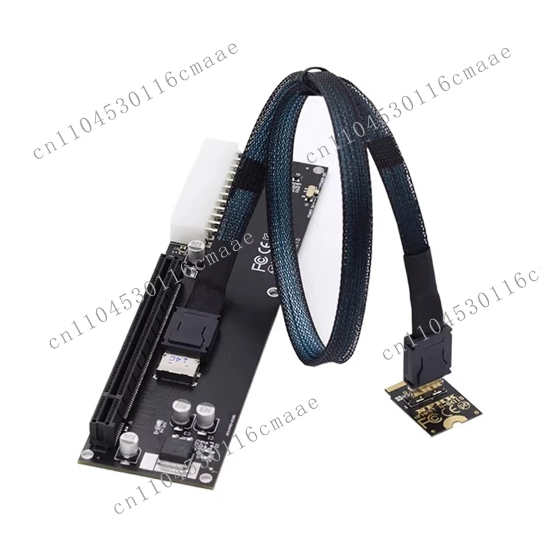 New Product Suitable for SFF-8612 SFF-8611 Adapter Card PCI-E 16X 2230 M.2 M-Key Adapter