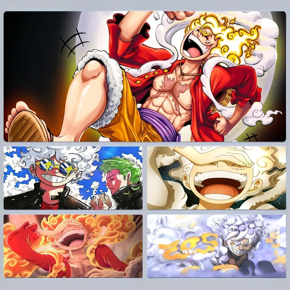 

Anime One Piece Gear-5 L-Luffy Mousepad Beautiful large gaming mousepad gamer mouse pad Size for Game Keyboard Pad for Gamer