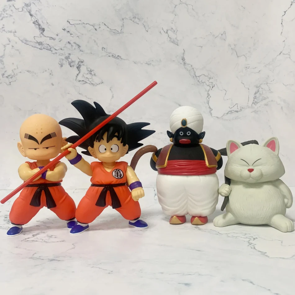 Dragon Ball 14-21cm Goku Pilaf Chiaotzu Oolong Hollow Figure Chaofan Jiaozi Karin Sama Sr. Popo Figurine Model Doll Gift