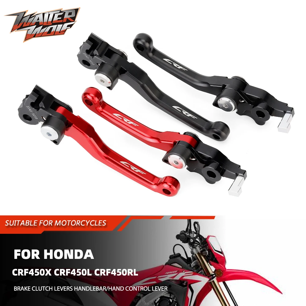 

2025 CRF Motorycle CNC Pivot Brake Clutch Levers For Honda CRF450X CRF450L CRF450RL Handlebar Hand Control Levers CRF450 X/L/RL