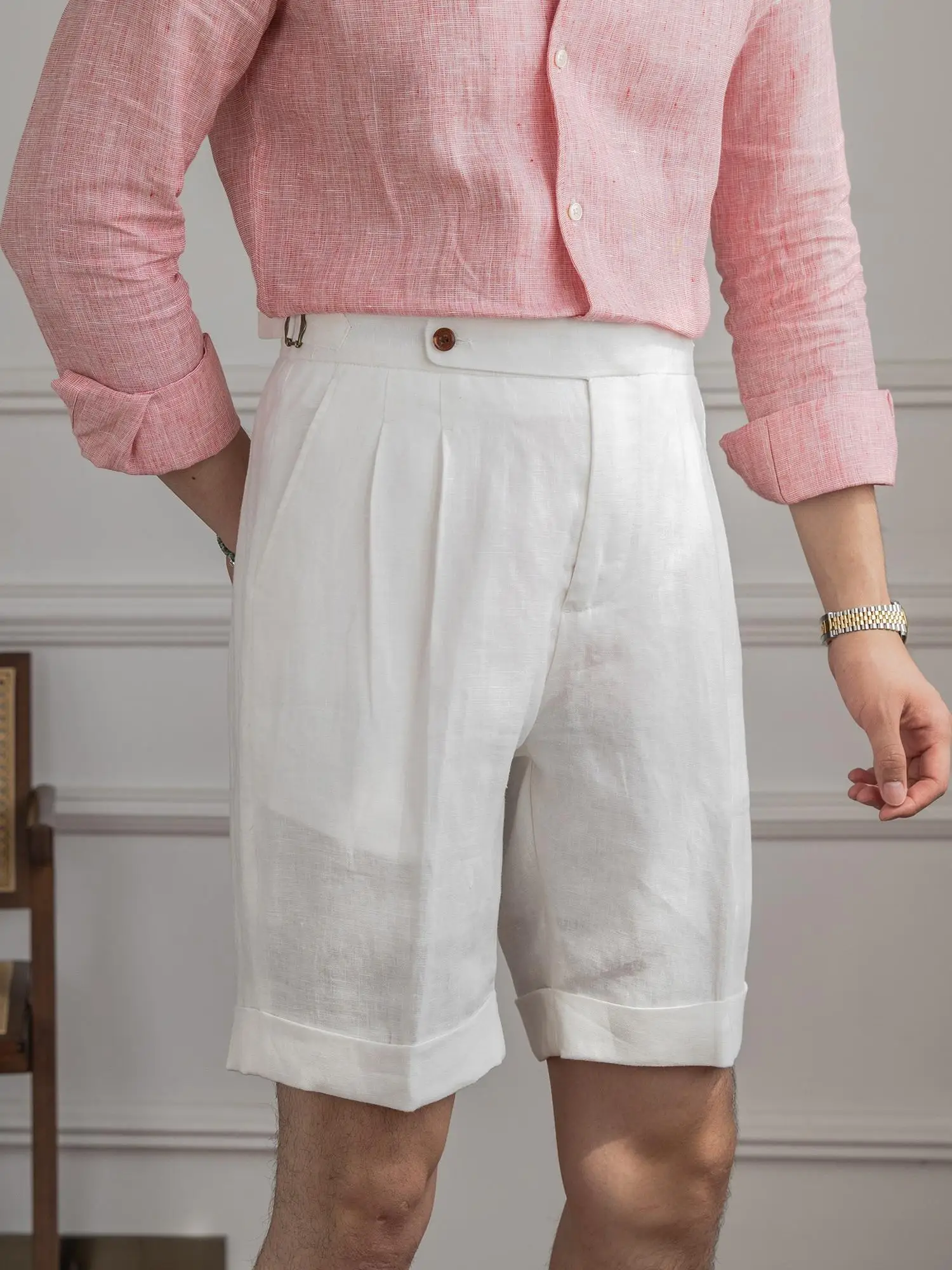 

Мистер. Летние льняные брюки Deer Tee: дышащие, легкие, итальянские, в стиле Неаполь, мужские, городские, повседневные, прямого кроя