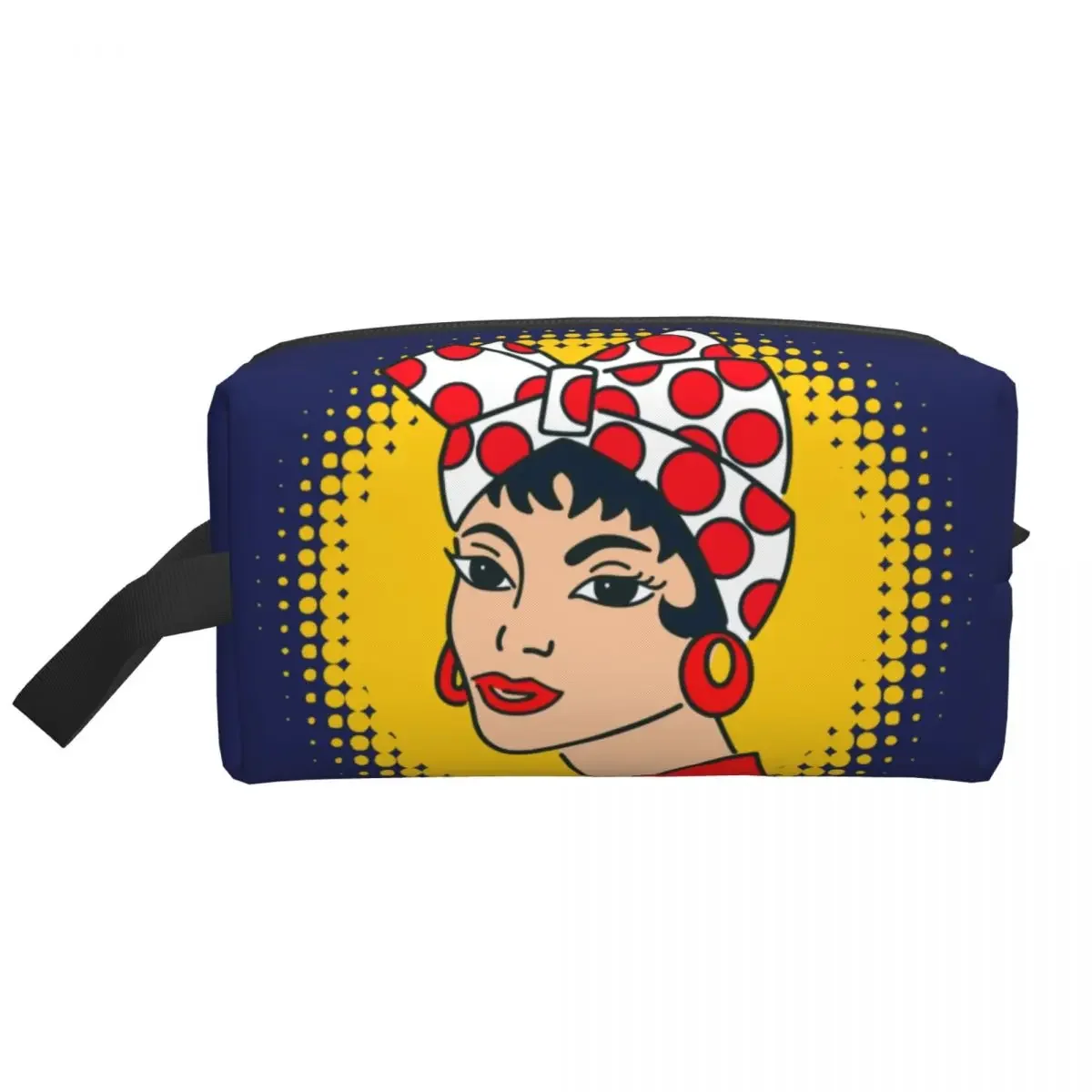 Venezuela Arepa I Eat Arepas Traditional Food 7 Stars Makeup Bag Travel Cosmetic Organizer Kawaii VZLA Storage Toiletry Bags